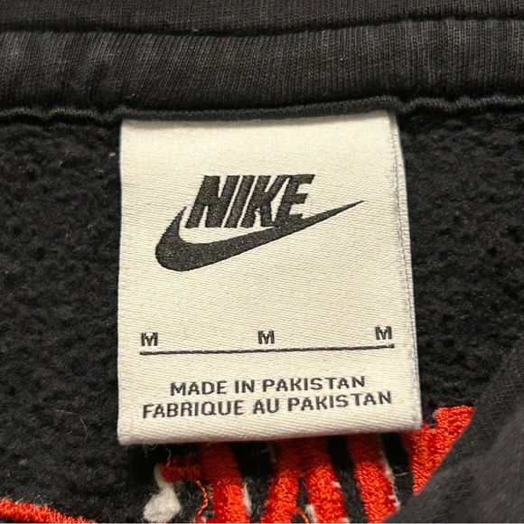 Nike Sportswear Sport Essentials+ Pullover Hoodie Black Blue Size Medium - Picture 5 of 7